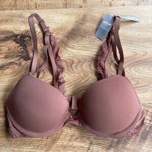 NWT | Aerie Real Happy Plunge Convertible Push Up Bra | 32B
